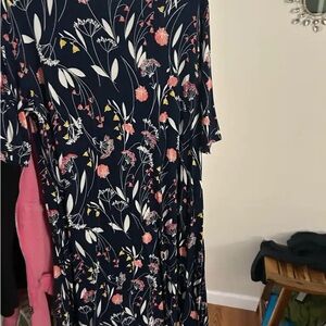 Floral Navy Dress